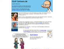 Tablet Screenshot of olaf-cartoons.de